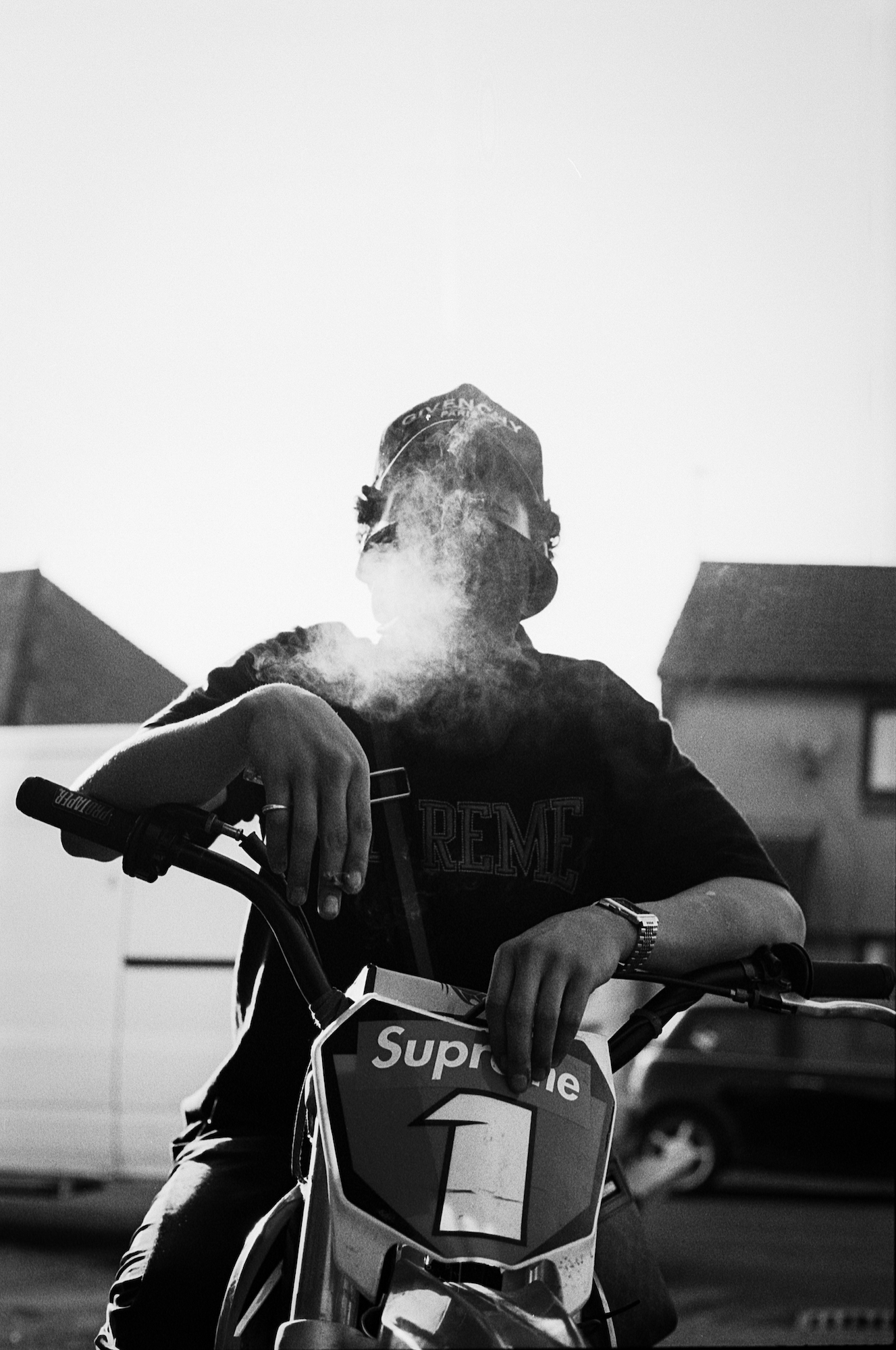 Smoking Biker © Brunel Johnson