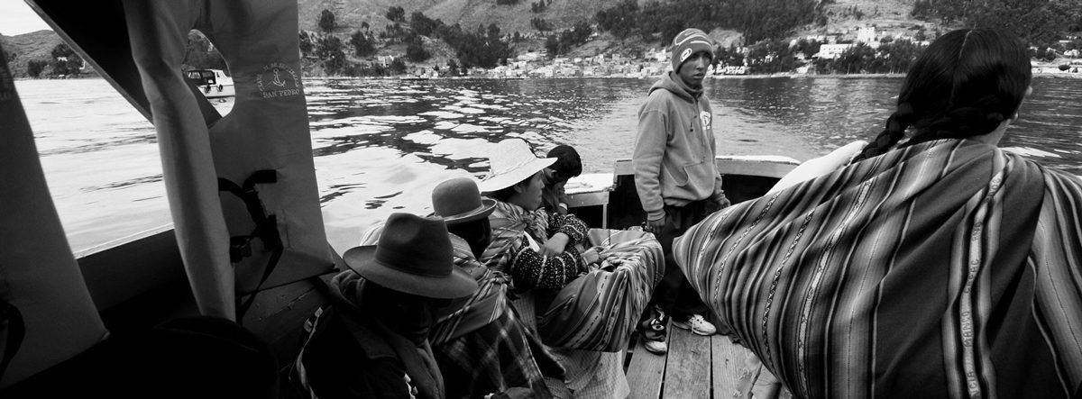 Friday Favourites #febonxp2. Black and white shot of people in a boat.