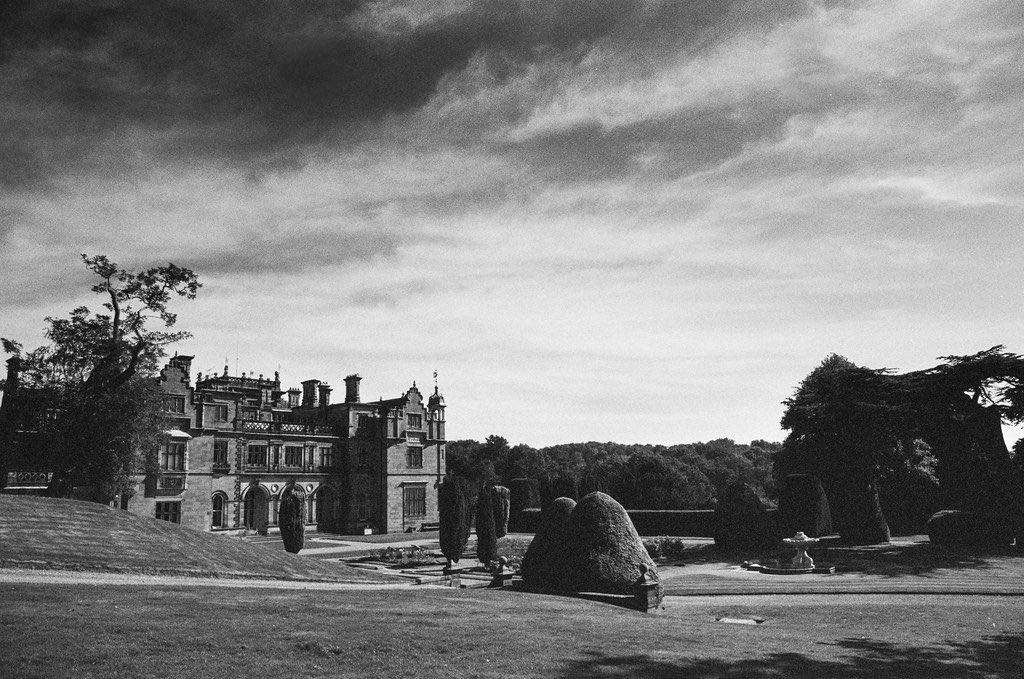 Friday Favourites #febondp400. Black and white picture of an old building.